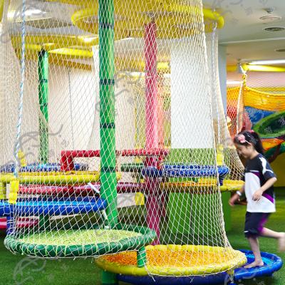 China Children's Park / Town Decoration Rope Nets Amusement Equipment For Kids Play Indoor Playground for sale