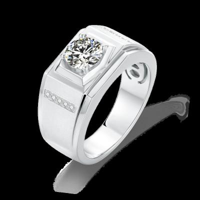 China TRENDY Hot Sale Design Fashion Jewelry Rings 925 Silver Moissanite Ring For Men And Women Party Gift for sale