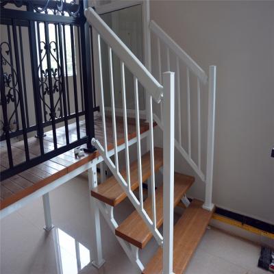 China Indoor Decoration Aluminum Industrial Profile Wooden Grain Classic Aluminum Handrail for sale