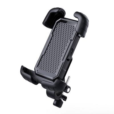 China New Universal Bike Phone Mount Motorcycle Adjustable Tending Adjustable Bicycle Phone Holder For Mobile Phone Mount GPS Clip for sale