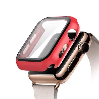 China Overall Protective Screen Protector Case For Watch PC Hard Case For Apple Watch 40mm 44mm Series 6 Smart Watch Case Cover Device For Apple Watch for sale