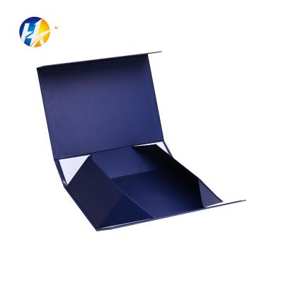 China Large Large Gift Boxes Custom Materials Magnet Foldable Closure Magnetic Paper Folding Recycled Gift Boxes for sale