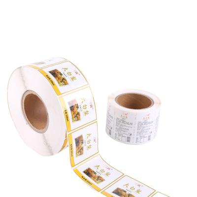 China Recyclable Custom A4 Rolls Adhesive Address Paper Packaging Shipping Thermal Transfer Label Sticker For Mailing for sale