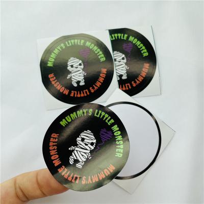 China Factory Price Waterproof Thank You Resist Cartoon Printing Vinyl Durable PVC Logo Die Cut Label Sticker Custom Waterproof Adhesive Stickers for sale