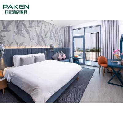 China Paken Modern Custom 5 Star Dubai Hotel Modern Wooden Bedroom Furniture for sale