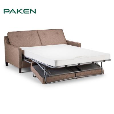 China Durable 2 In 1 Multifunctional King Size Folding Leather Sofa Beds For Hotels for sale