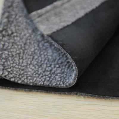 China Wholesale waterproof suede fabric with sherpa fabric for sale