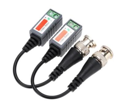 China Mini CCTV Surveillance System Balanced Transformer BNC Video Connectors Cat5 HD CCTV Balanced Transformer Passive Video Transceiver Cable For CCTV Camera System for sale