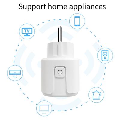 China Wifi Wifi Socket Switch With Alexa And Google Remote Control tuya Smart Wifi Wireless Lamp Switch For Smart Home Socket for sale