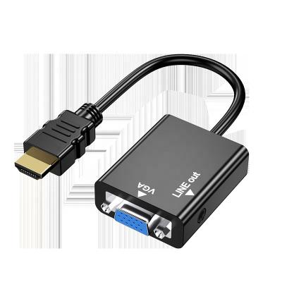 China High Quality Multimedia HDMI2VGA Converter Adapter Male To Female For Computer,Desktop,Laptop,Projector,Display 1080PHDMI2VGA for sale