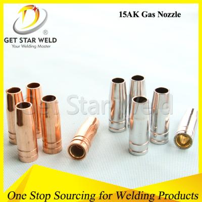 China 15AK Gas Nozzle 15ak Gas Nozzle / MIG 15AK Torch Gas Nozzle / Binzel 15AK Gas Nozzle for sale