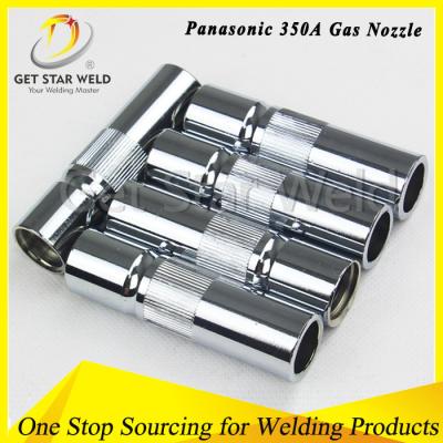 China Wolf Brand panasonic 350a torch gas nozzle red copper black gas nozzle/MIG/pana 350a torch nozzle for sale