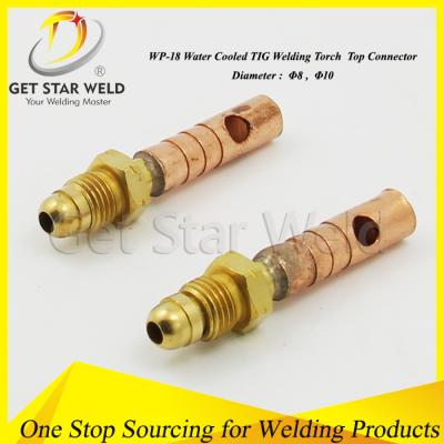 China For CAT WP-18 Water Cooled Welding Torch Welding Top Connector With Copper Material for sale