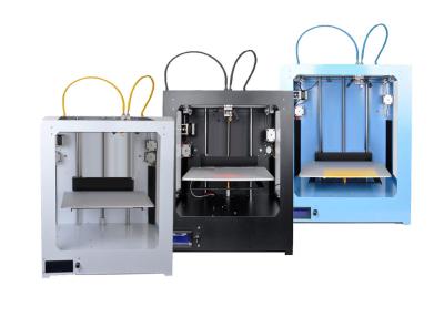 China Dos alta impresora rápida de la creación de un prototipo 3D del Res FDM de los extrusores con el marco metálico en venta