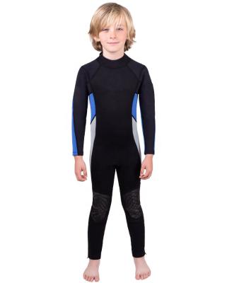 China New Design 2.5mm Neoprene Kids Anti-UV Wetsuit Long Sleeves Kids Diving Suits Kids Swimwear Hot Pieces One Surfing Suit for sale