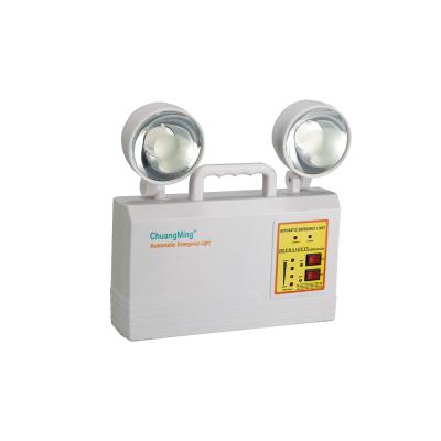 China Low price eco-friendly hot selling flood outlet led signcomplex down rechargeable fire emergency light for sale