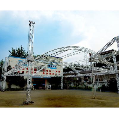 China Trasfondo de concierto de aluminio de alta durabilidad Canopy Roof Truss para espectáculo y actuación en venta