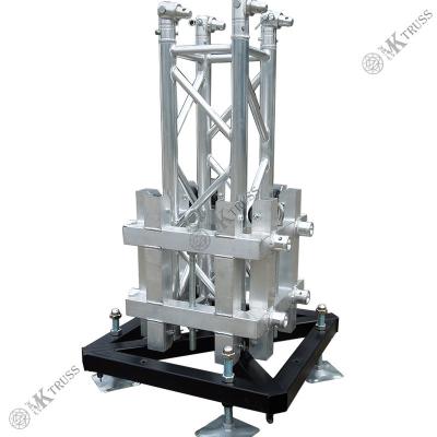 China 5000kg Load Portable Electric Light Tower Telescopic Lift Truss System Silver or Black for sale