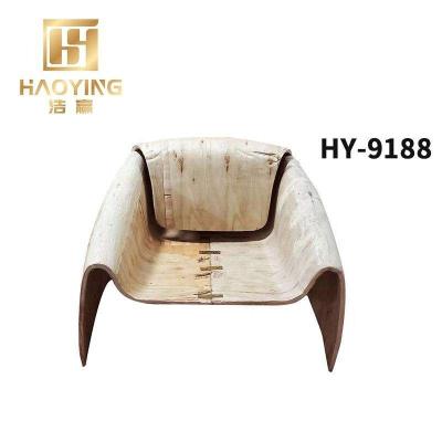 China Wholesale 80*70*58cm Modern Modern Plywood Chair Parts Wooden Elbow Seat For Leisure Facilities for sale