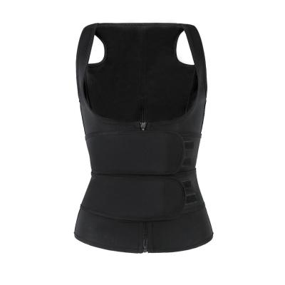 China Dropshipping Breathable Adjustable Zip Waist Shaping Hook And Loop Slimming Control Corset for sale