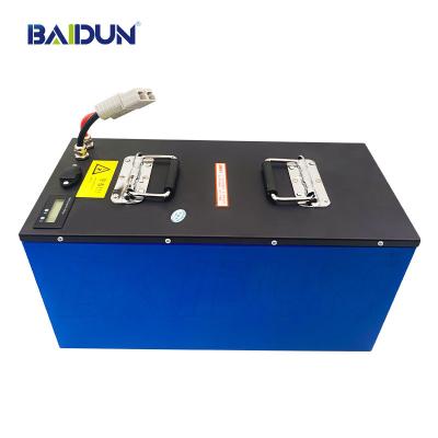 China Pulver beschichtete Stahl-48V Lithium-Batterie-Satz der Lithium-Batterie-4S1P zu verkaufen