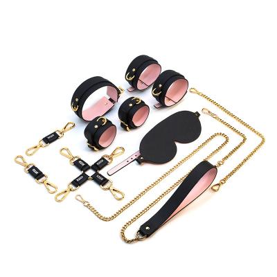 China ADULT New Arrival 2021 10 Pieces SM Leather Sex Bondage Toys BDSM Handcuff Footcuff Adult Love Game For Couples for sale