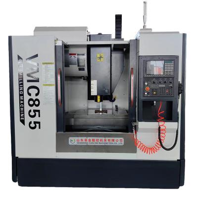 China Building material stores vertical cnc turn machining center cheap price vmc855 cnc milling machine for sale