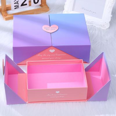 China Wholesale Custom New Design Packaging Box 2022 Heart Shape Packaging Cosmetic Box With Logo For Valentine's Day DIY Packaging Gift Paper Boxes for sale