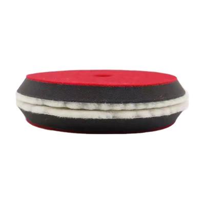 China Self Adhesive Car Body Polishing Pad 150mm Ring Wool Polishing Pad Used For Polishing And Waxing for sale