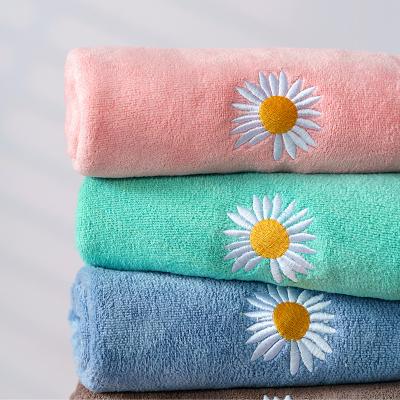 China 70*140 Microfiber bath towel beauty salon bath towel gifts viable wholesale absorbent teens home washing dry hair sahibt for sale