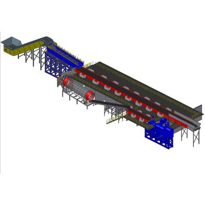 China Municipal Solid Waste Sorting And Recycling MSW Municipal Household Construction Waste Waste Sorting Production Solid Waste Recycling Machine Manufacturer for sale