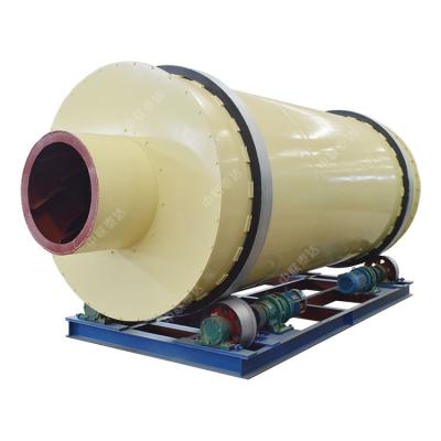 China Medicine Curing China Clay Powder Feldspar Silica Sand Stone TDLT Three Cylinder Drum Dryer Direct Supplier Diesel Powered for sale