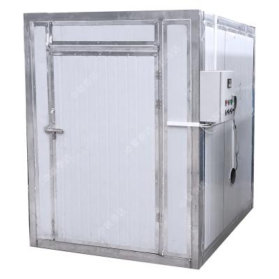 China Various Sheet TDHF Tray Drying Room Drying Oven Energy Saving For Coconut Flesh Brown Skin Plant Sheet Fodder Drying Manufacturer for sale