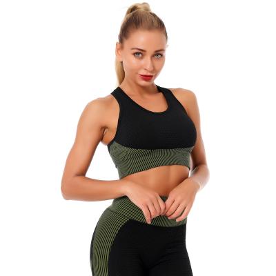 China Sports bra yoga back cross shock-proof push-up body-building bra for sale