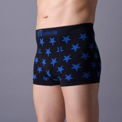 Китай Man seamless boxer,  jacquard weave, popular  fitting design,   soft weave.  XLS005, Blue star,   man shorts. продается