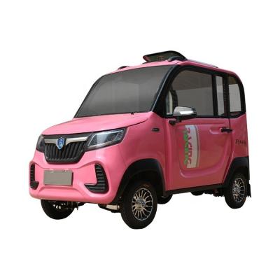 China Cloth 4 Biker 5 Seater Mini Electric Vehicle /Car With Solar for sale