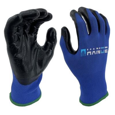 China Water Resistant Ansell Edge PU Coated Work Safety Glove for sale