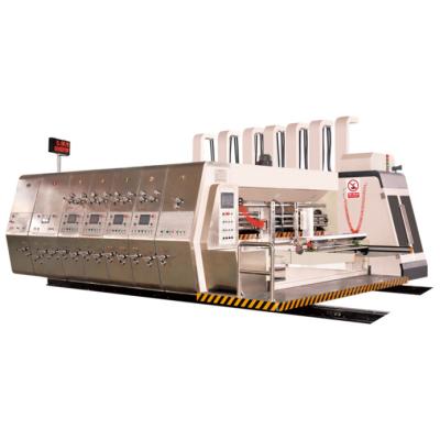 China Corrugated Factory Flexo Printing Machine 4 Color Flexo Die Cutting And Die Printing Machine for sale