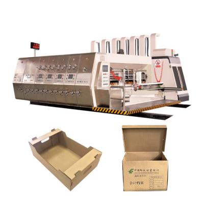 China Factory 4 Color Flexo Printing Machine Carton Box Printing Machine Automotive 4 Color Printing Carton Boxmachine for sale