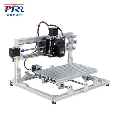 China Laser Engraving PURUITEKEJI 3018 Simple+3W CNC Laser Engraving Machine Laser Printing For PVC Wood Leather for sale