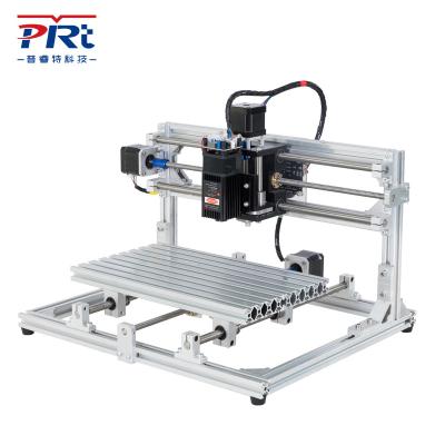 China Laser Engraving PURUITEKEJI 3018 Simple+15W Mini Laser Marking CNC Laser Engraving Machine for PVC Wood Acrylic Leather for sale