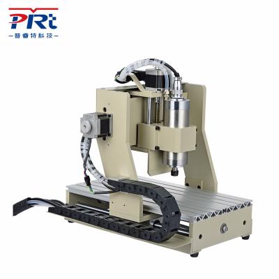 China Hard Materials PURUITEKEJI 3020GZ-0.8KW CNC Engraving Machine 3 Axis Cutting Milling Engraving For Mini CNC Wood Metal Engraving Machine for sale