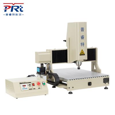 China PURUITEKEJI Square Metal Rail Engraving Machine 6040-1.5KW 4 Axis CNC Router Carving Milling For Metal Wood for sale