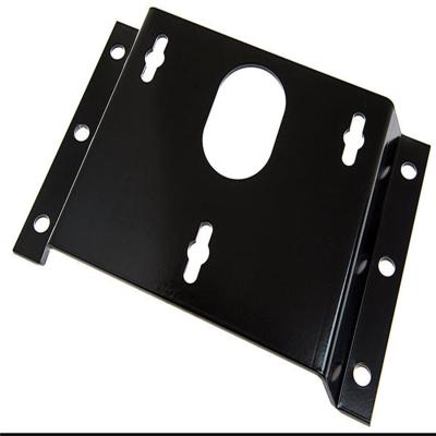 China Industry Customized Stamping Parts Aluminum Metal Stamping Manufacturer / Sheet Metal Stamping Parts With Black Powder Coated for sale