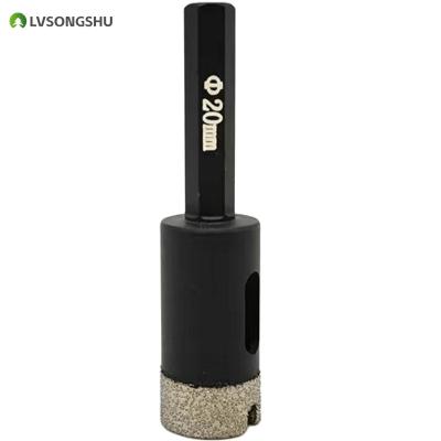 China Conaper Drilling Granite Diamond Welding Core Drill 100 Millimeters Length Granite Diamond Dry Vacuum Marble M14 Hole for sale