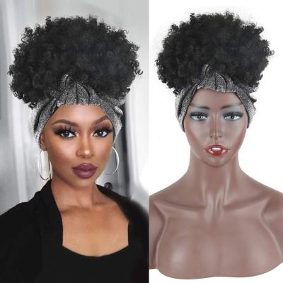 China Hot Sale Afro Headband Pretty And Soft Curly Deep Curly Headband Hair Wig Making Machine Wigs Free Sample High Quality Affordable Wig for sale