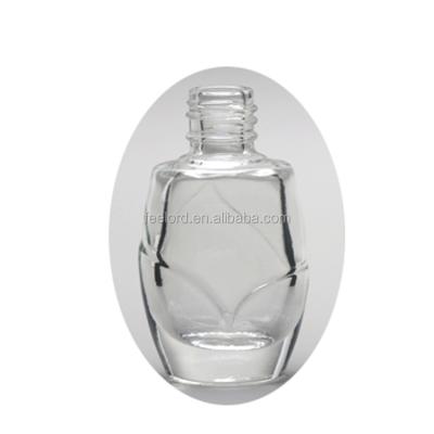 China FD0290 Color Cosmetic Empty Bottle Nail Shape 10ml Cone OEM ODM Private Logo Printing Transparent Nail Polish Bottle Design for sale