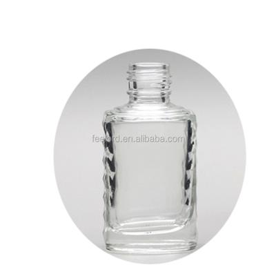 China 16.5ml Cosmetic Packaging For Nail Polish FD0359 Clear Round Nail Polish Bottle for sale