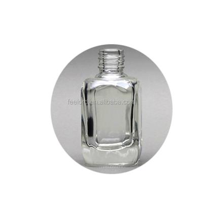 China 13ml Personal Care Square Nail Polish Bottle FD0889 Clear Empty Glass Nail Polish Bottle Can Do Different Colors Gel Polish Coating Bottle for sale