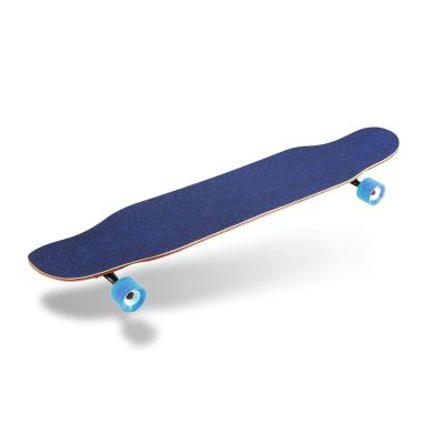 China Professional Skater Full Maple Layers 7 Long Board Double Kick Deck Wooden Concave Dance Beginner Skate Board for sale